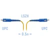Патчкорд оптический SC/UPC-SC/UPC SM 0.5 метра, 2мм